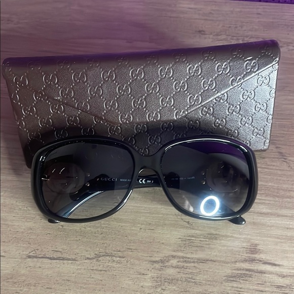 Gucci Accessories - Gucci Black Sunglasses with Case